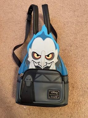Loungefly Disney Hades Mini Backpack in Blue, Gray, Black